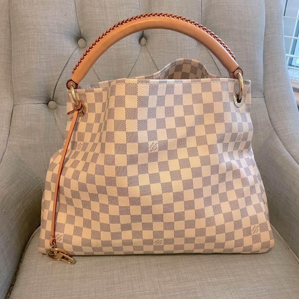 Authentic Louis Vuitton Damier Azur Artsy MM